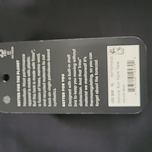 allbirds XL Woman's Natural Run FormTank in Natural Black - Picture 4 of 5